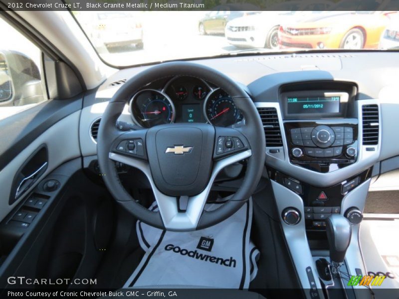 Black Granite Metallic / Medium Titanium 2012 Chevrolet Cruze LT
