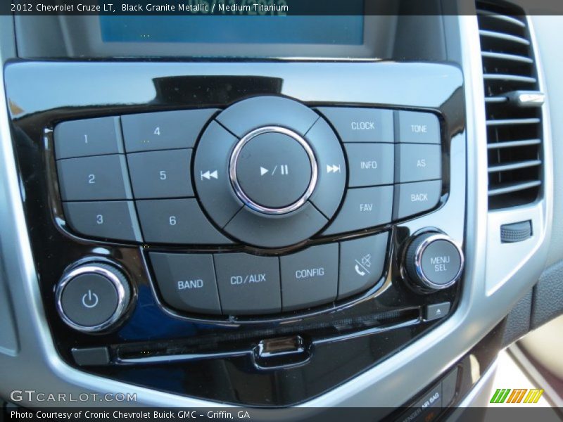 Black Granite Metallic / Medium Titanium 2012 Chevrolet Cruze LT