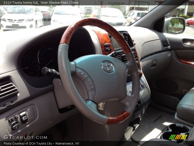 Silver Shadow Pearl / Stone 2010 Toyota Sienna XLE