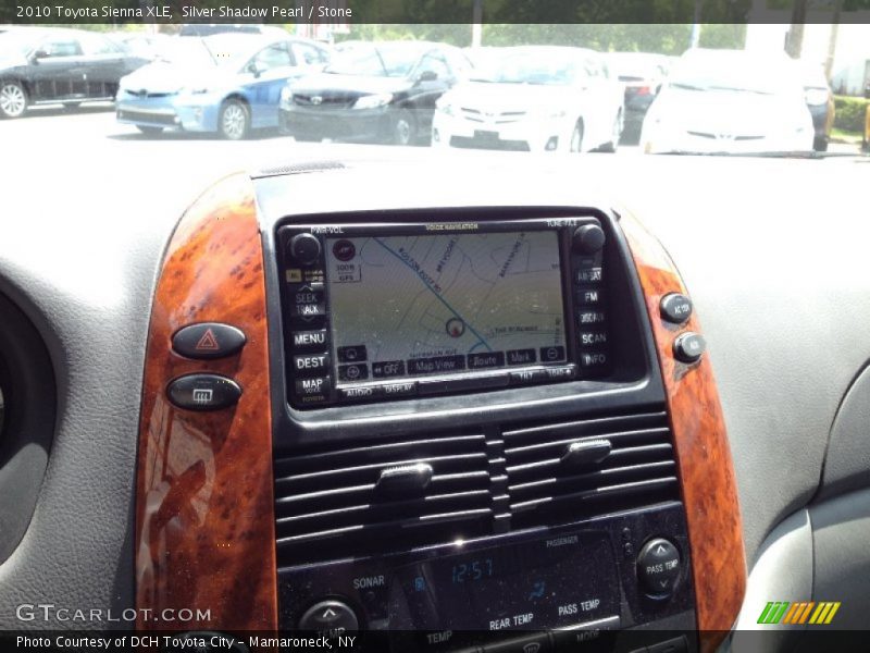 Silver Shadow Pearl / Stone 2010 Toyota Sienna XLE
