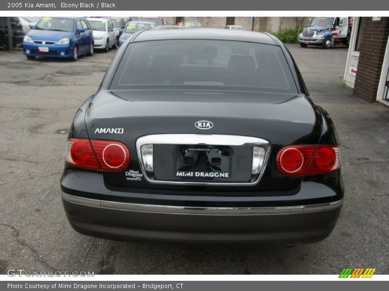 Ebony Black / Black 2005 Kia Amanti