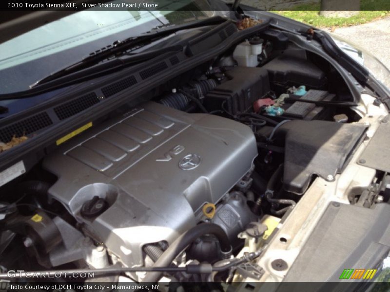 Silver Shadow Pearl / Stone 2010 Toyota Sienna XLE
