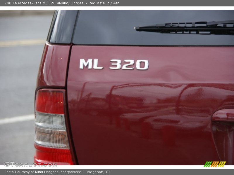 Bordeaux Red Metallic / Ash 2000 Mercedes-Benz ML 320 4Matic