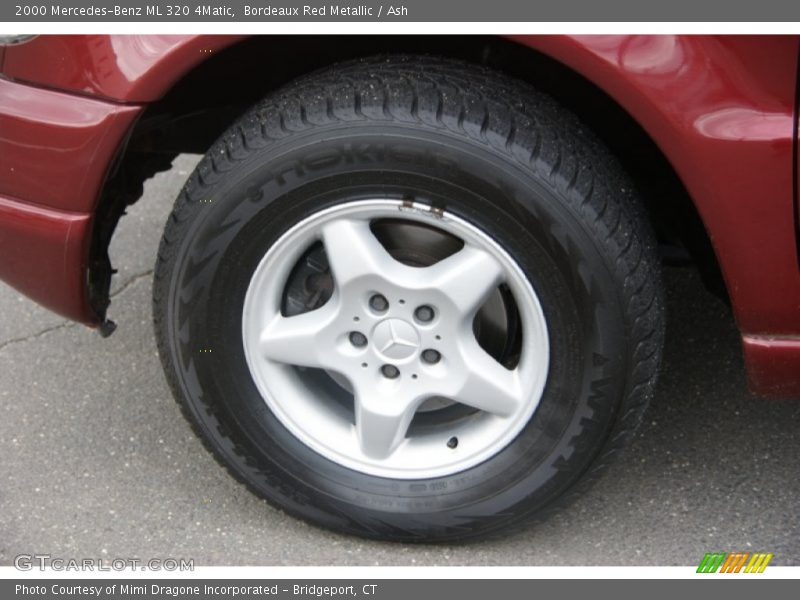 Bordeaux Red Metallic / Ash 2000 Mercedes-Benz ML 320 4Matic