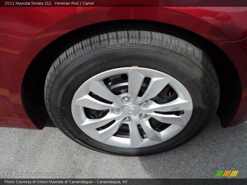 Venetian Red / Camel 2011 Hyundai Sonata GLS