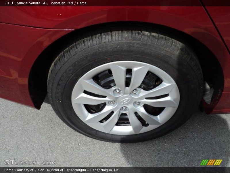 Venetian Red / Camel 2011 Hyundai Sonata GLS