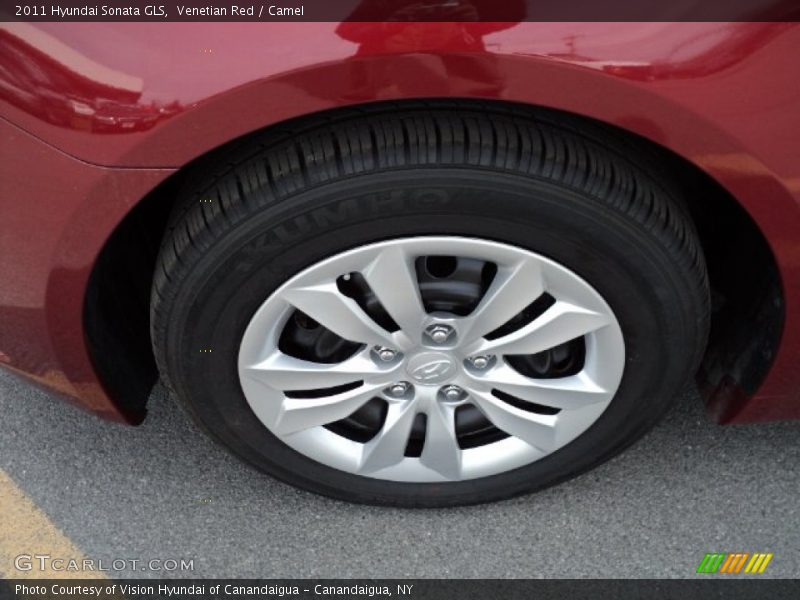 Venetian Red / Camel 2011 Hyundai Sonata GLS