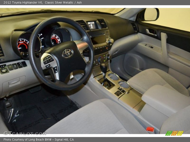 Classic Silver Metallic / Ash 2012 Toyota Highlander V6