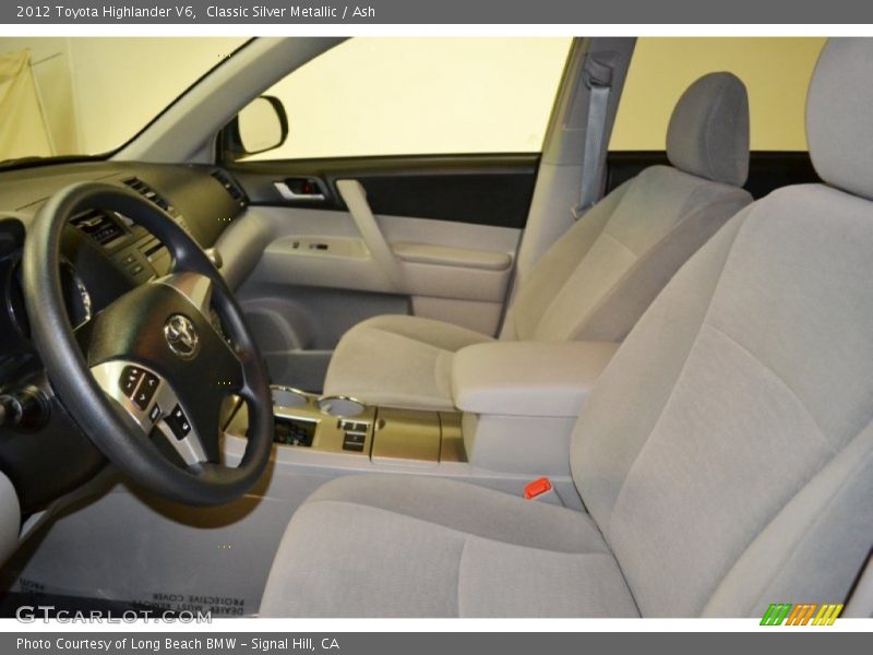 Classic Silver Metallic / Ash 2012 Toyota Highlander V6