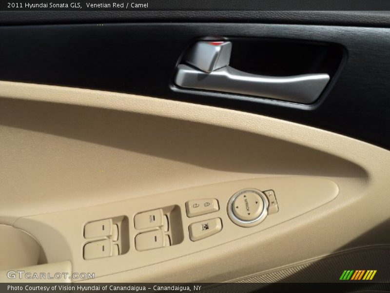 Venetian Red / Camel 2011 Hyundai Sonata GLS