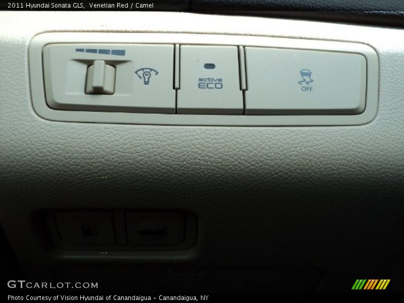 Venetian Red / Camel 2011 Hyundai Sonata GLS