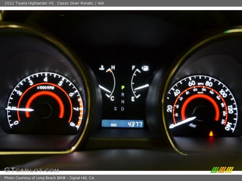 Classic Silver Metallic / Ash 2012 Toyota Highlander V6