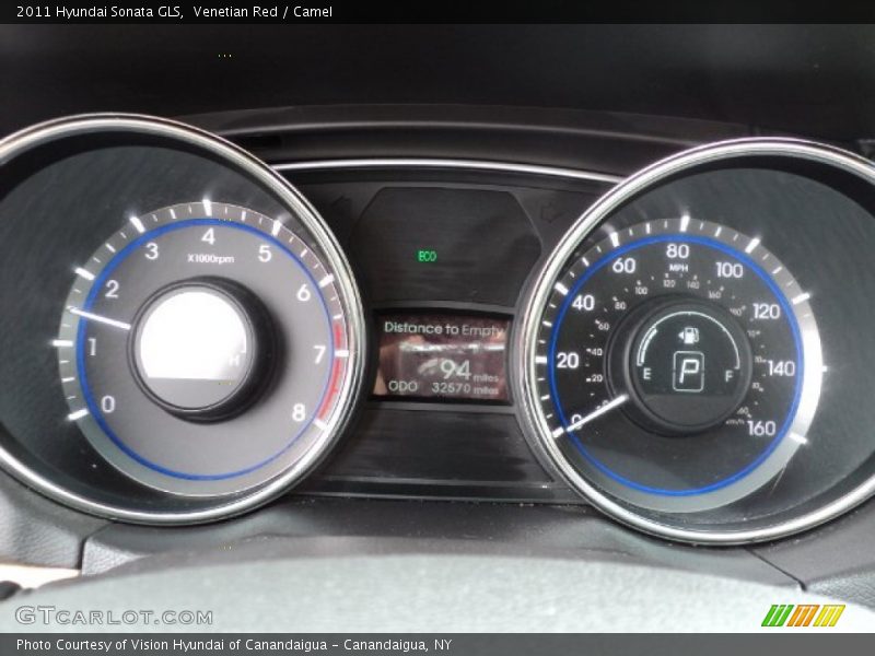 Venetian Red / Camel 2011 Hyundai Sonata GLS