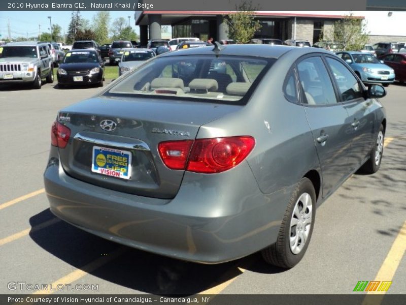 Natural Khaki / Beige 2010 Hyundai Elantra GLS