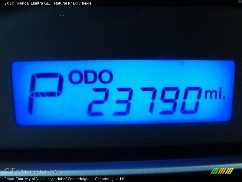 Natural Khaki / Beige 2010 Hyundai Elantra GLS