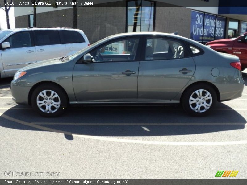 Natural Khaki / Beige 2010 Hyundai Elantra GLS