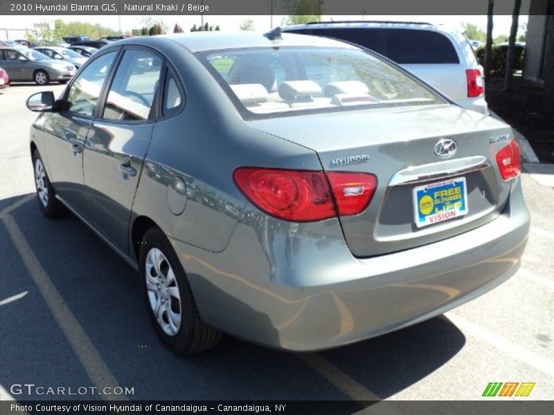 Natural Khaki / Beige 2010 Hyundai Elantra GLS