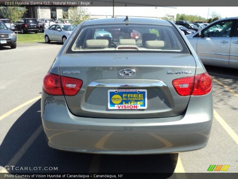 Natural Khaki / Beige 2010 Hyundai Elantra GLS