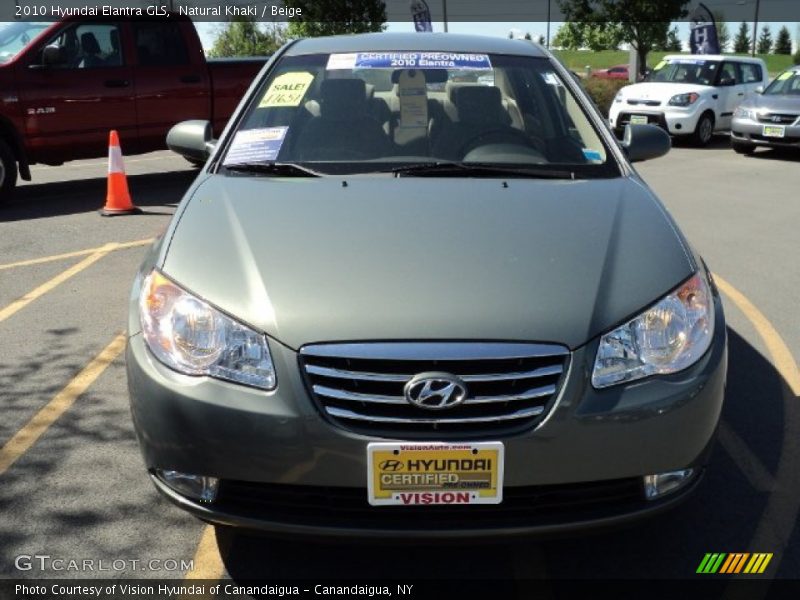 Natural Khaki / Beige 2010 Hyundai Elantra GLS