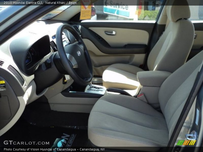 Natural Khaki / Beige 2010 Hyundai Elantra GLS