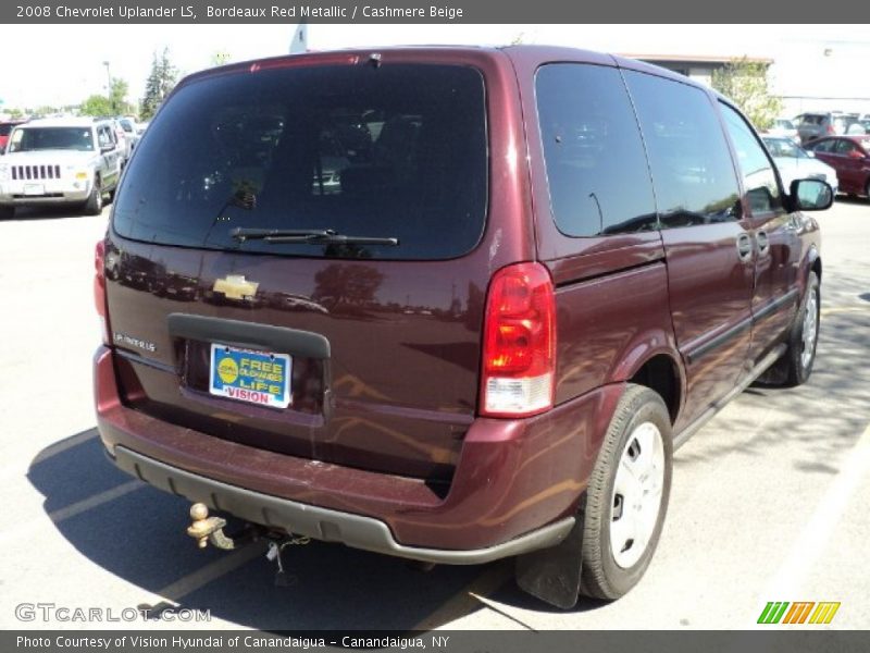 Bordeaux Red Metallic / Cashmere Beige 2008 Chevrolet Uplander LS
