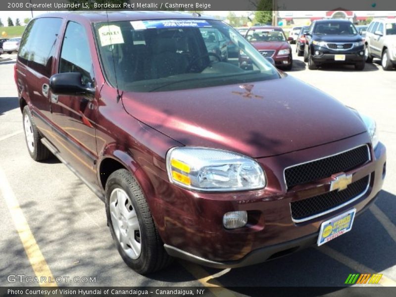 Bordeaux Red Metallic / Cashmere Beige 2008 Chevrolet Uplander LS