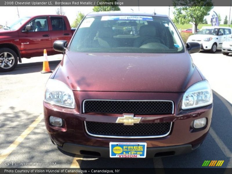Bordeaux Red Metallic / Cashmere Beige 2008 Chevrolet Uplander LS