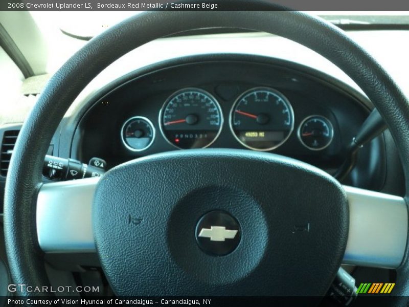Bordeaux Red Metallic / Cashmere Beige 2008 Chevrolet Uplander LS