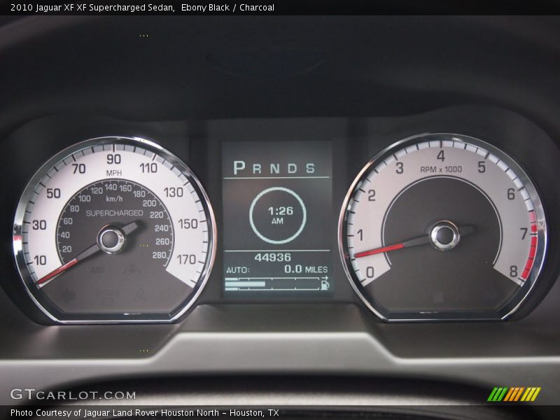  2010 XF XF Supercharged Sedan XF Supercharged Sedan Gauges