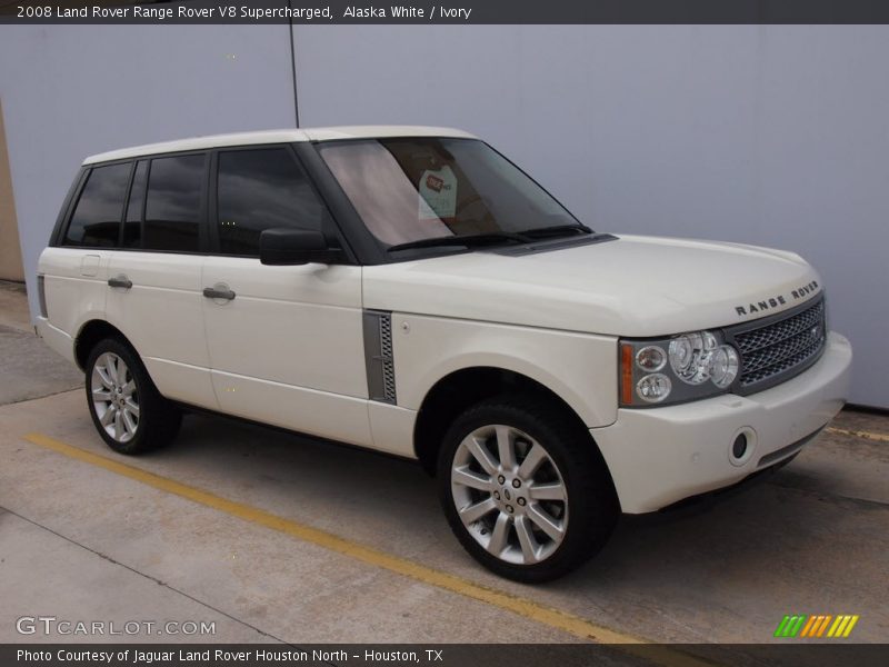 Alaska White / Ivory 2008 Land Rover Range Rover V8 Supercharged