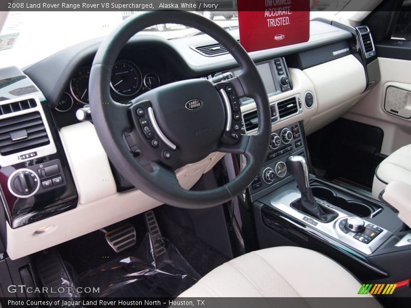 Alaska White / Ivory 2008 Land Rover Range Rover V8 Supercharged