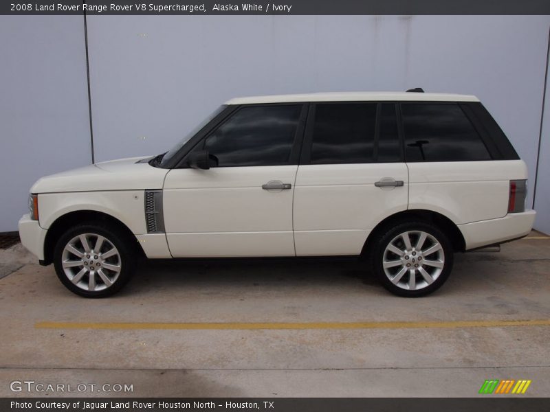 Alaska White / Ivory 2008 Land Rover Range Rover V8 Supercharged