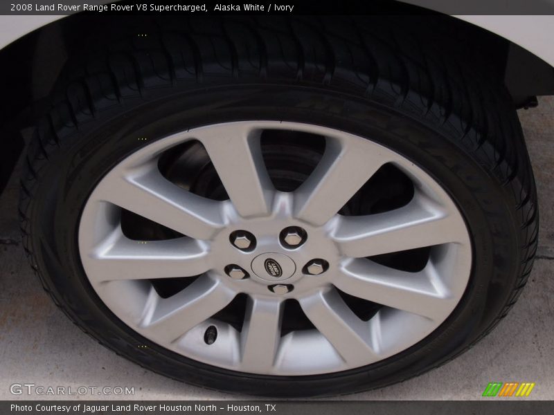 Alaska White / Ivory 2008 Land Rover Range Rover V8 Supercharged