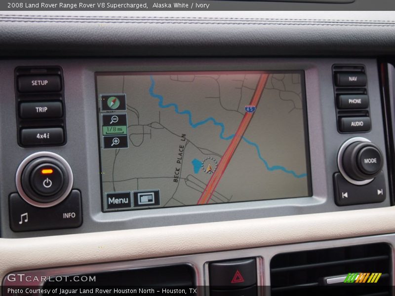 Alaska White / Ivory 2008 Land Rover Range Rover V8 Supercharged