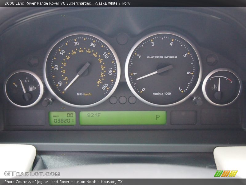 Alaska White / Ivory 2008 Land Rover Range Rover V8 Supercharged