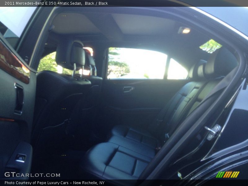 Black / Black 2011 Mercedes-Benz E 350 4Matic Sedan