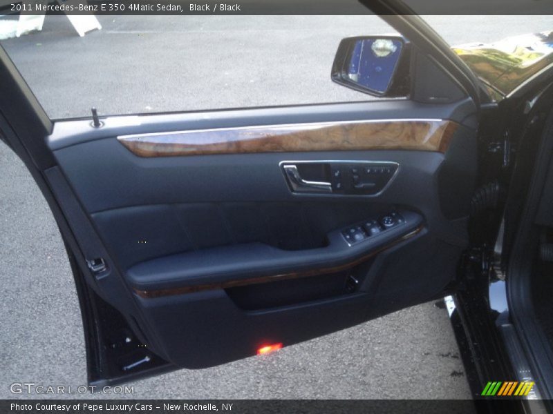 Black / Black 2011 Mercedes-Benz E 350 4Matic Sedan