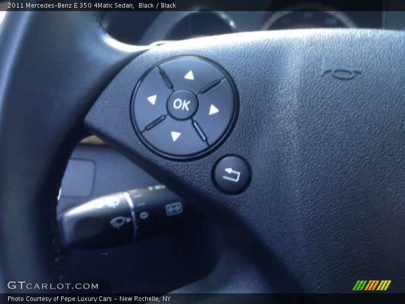 Black / Black 2011 Mercedes-Benz E 350 4Matic Sedan