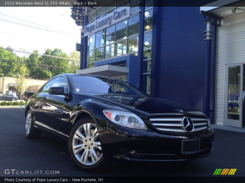 Black / Black 2010 Mercedes-Benz CL 550 4Matic
