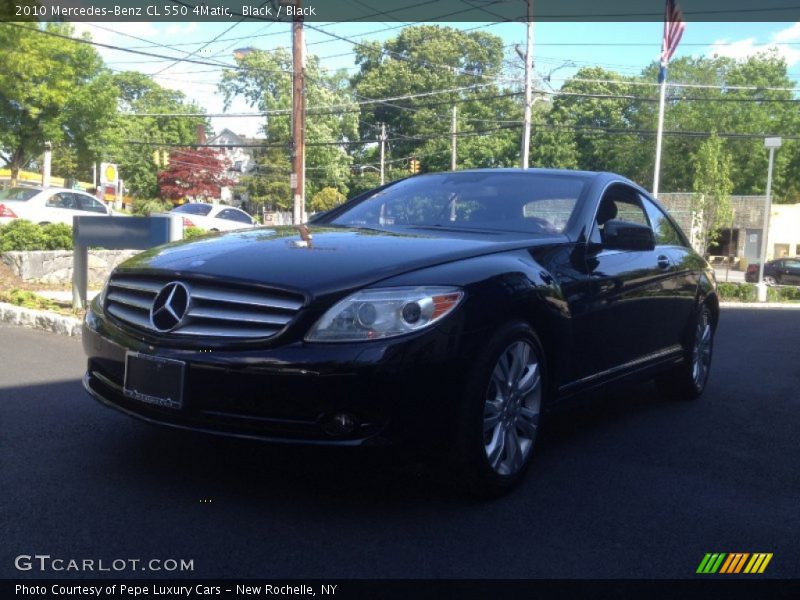 Black / Black 2010 Mercedes-Benz CL 550 4Matic