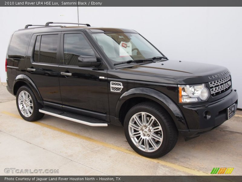 Santorini Black / Ebony 2010 Land Rover LR4 HSE Lux