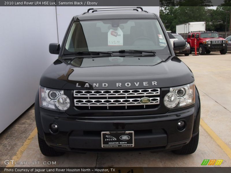 Santorini Black / Ebony 2010 Land Rover LR4 HSE Lux