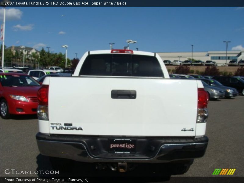 Super White / Beige 2007 Toyota Tundra SR5 TRD Double Cab 4x4