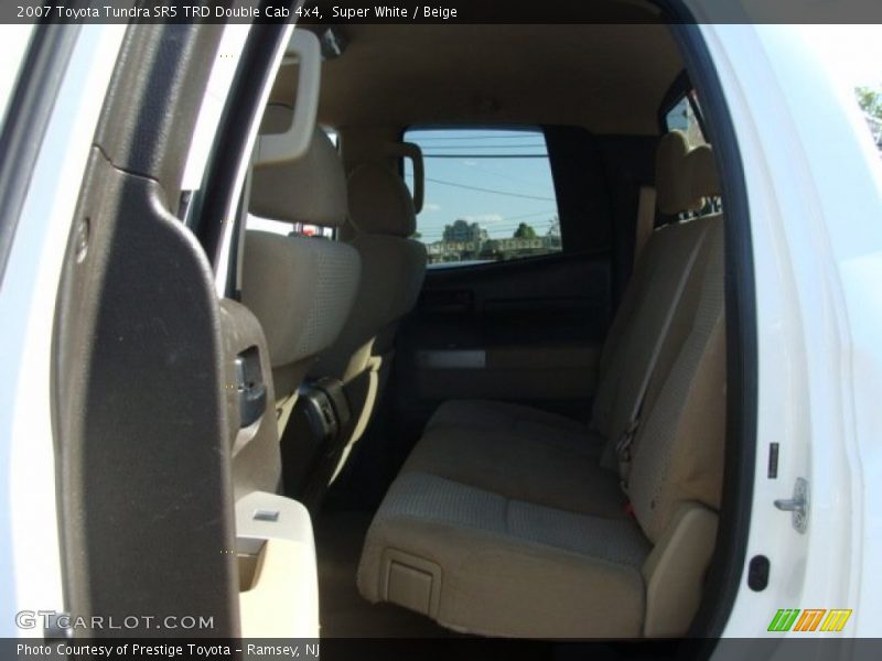 Super White / Beige 2007 Toyota Tundra SR5 TRD Double Cab 4x4