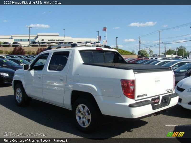 White / Gray 2009 Honda Ridgeline RTS
