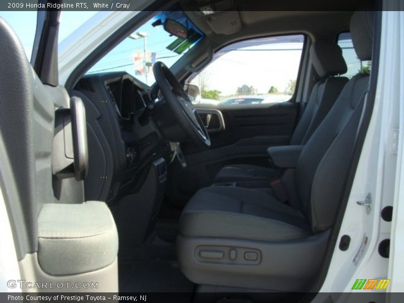 White / Gray 2009 Honda Ridgeline RTS