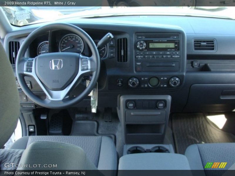 White / Gray 2009 Honda Ridgeline RTS