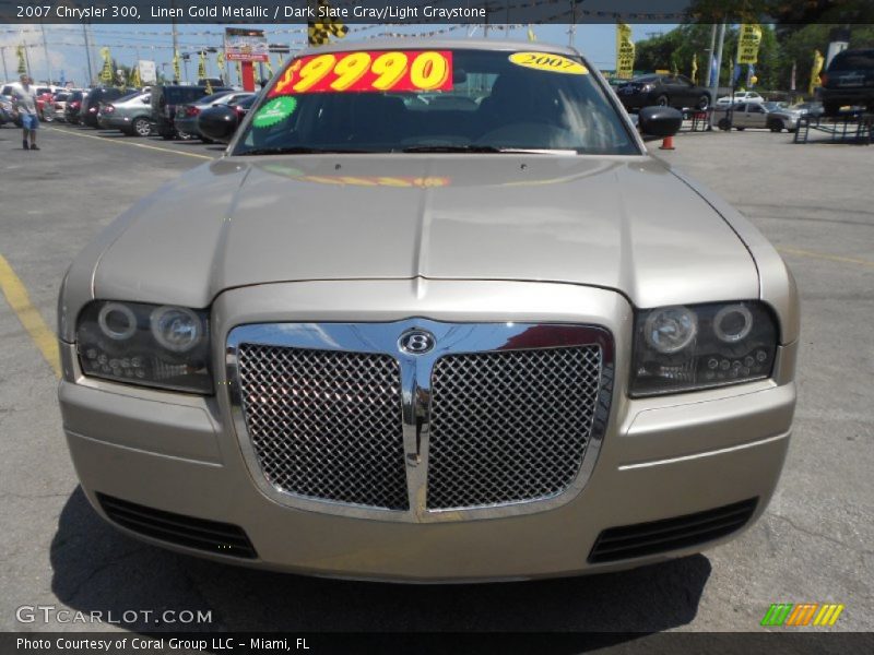 Linen Gold Metallic / Dark Slate Gray/Light Graystone 2007 Chrysler 300