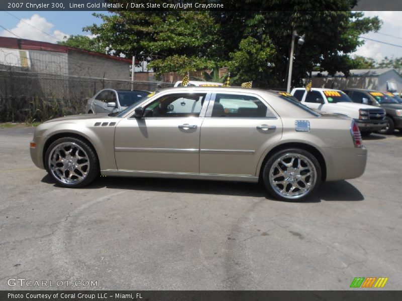 Linen Gold Metallic / Dark Slate Gray/Light Graystone 2007 Chrysler 300