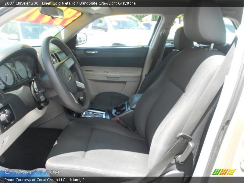 Linen Gold Metallic / Dark Slate Gray/Light Graystone 2007 Chrysler 300